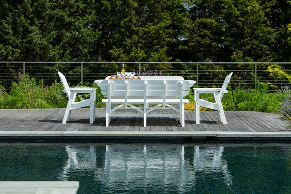 Seaside Portsmouth 60″ Rectangular EnviroWood Outdoor Dining Bench