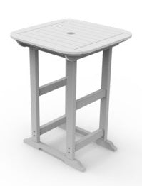 Seaside Portsmouth 30″ Square EnviroWood Outdoor Bar Table