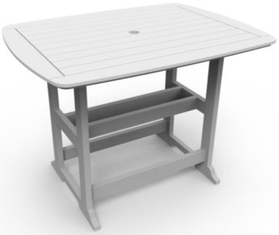 Seaside Portsmouth 56″ Rectangular EnviroWood Outdoor Bar Table