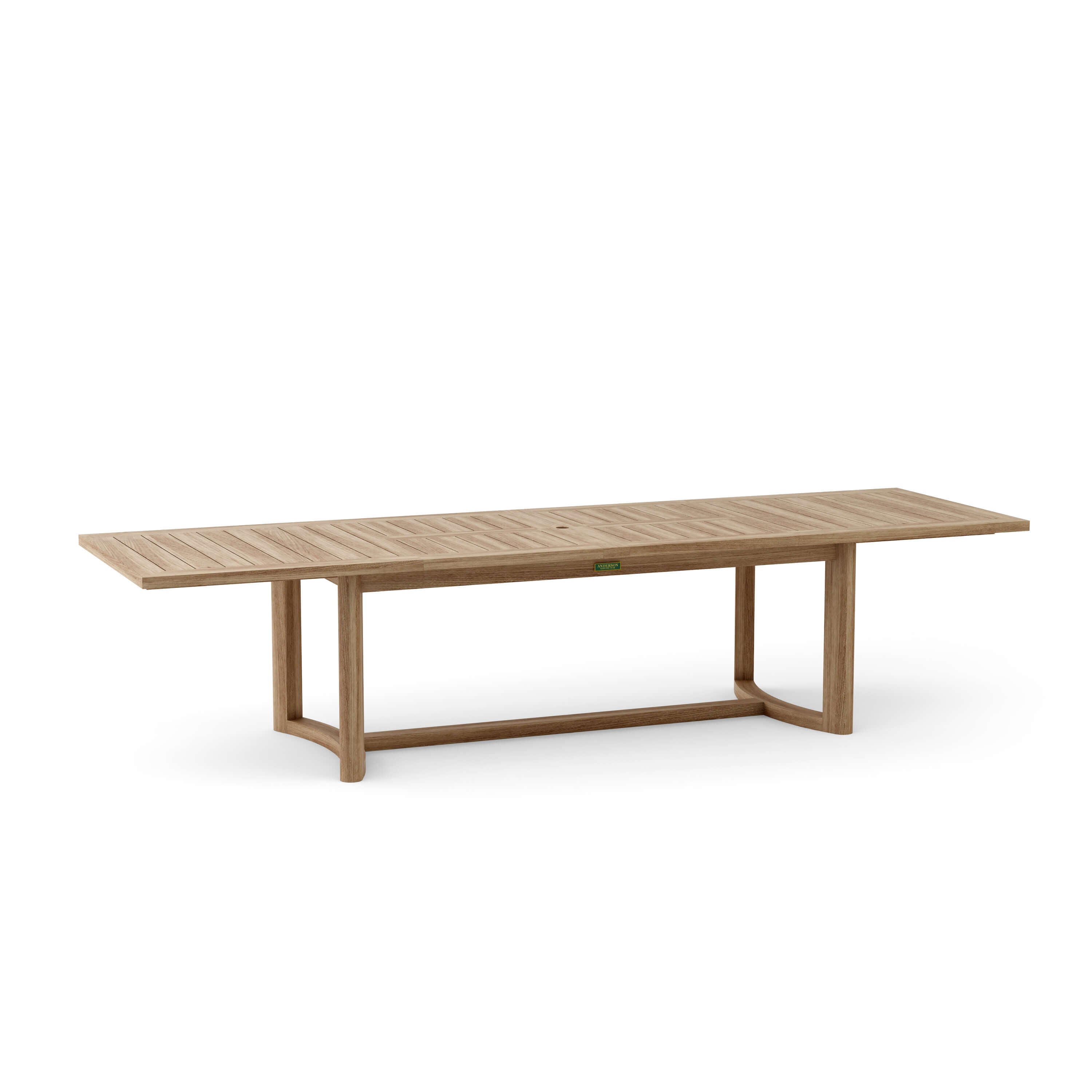Anderson Teak Catania Extension Dining Table – Large Teak Outdoor Patio Table