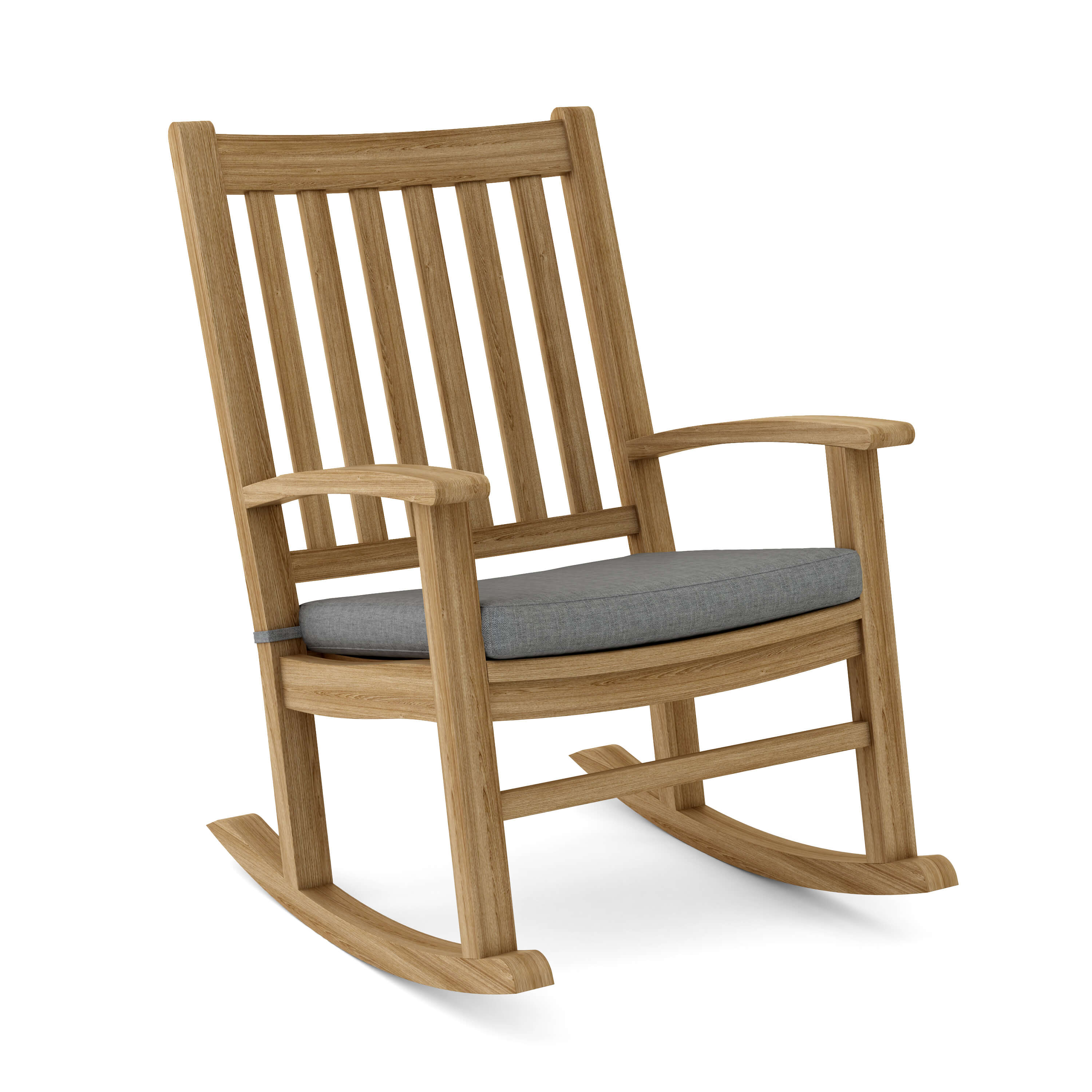 Anderson Teak Palm Beach Rocking Armchair – Classic Teak Outdoor Rocker