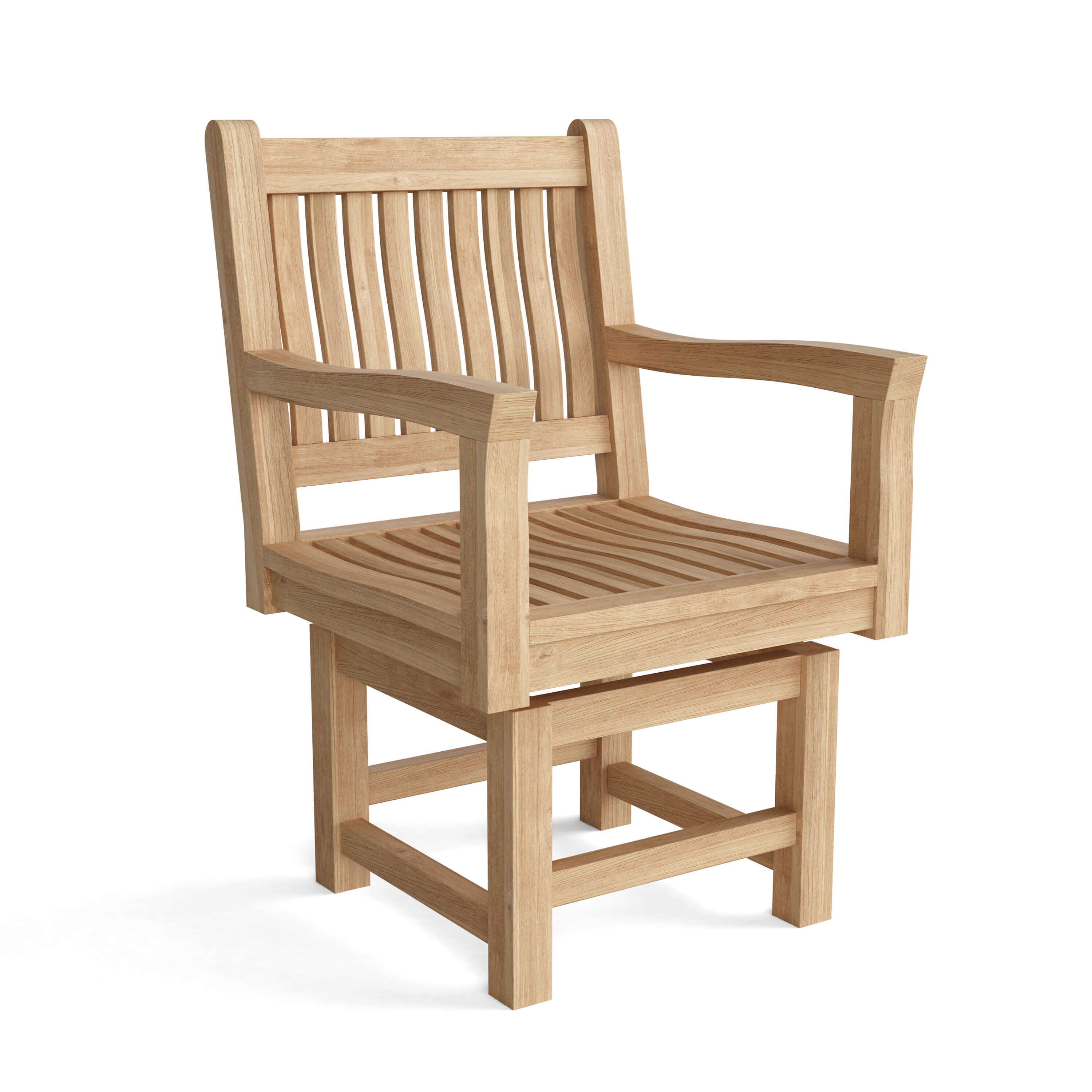 Anderson Teak Rialto Rocking & Swivel Armchair – Teak Outdoor Motion Seating