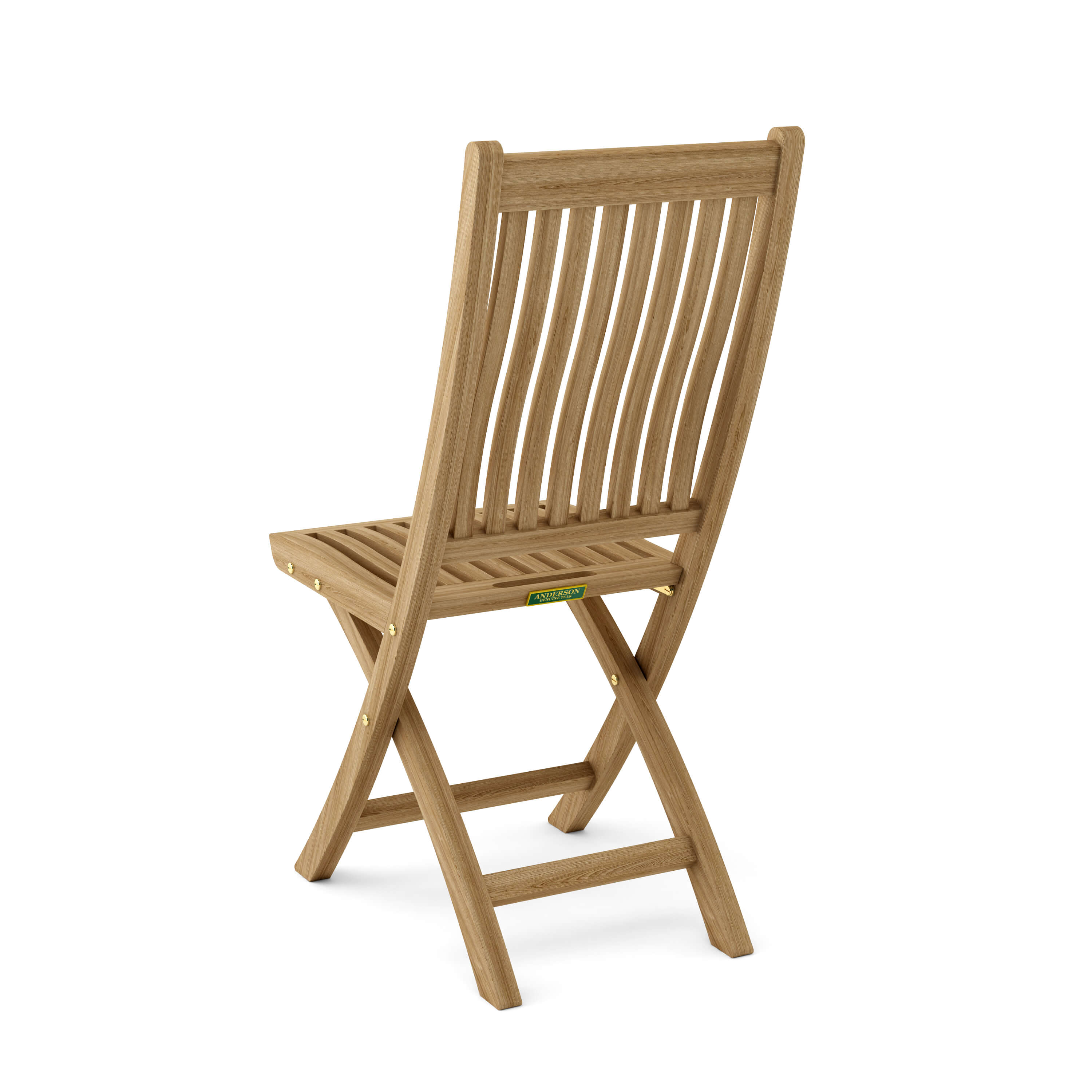 Anderson Teak Tropico Folding Chair (2-PC) – Solid Teak Outdoor Seating