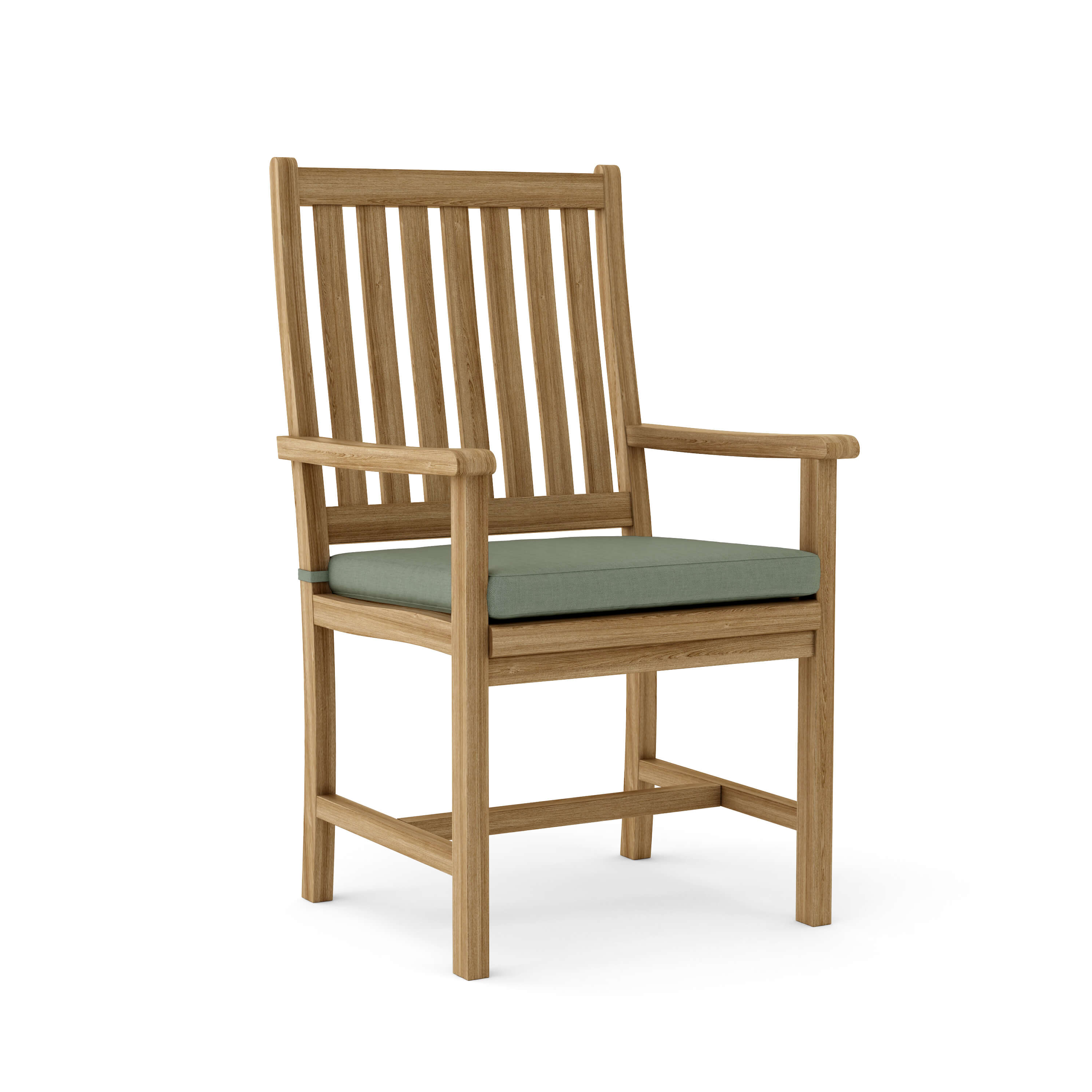 Anderson Teak Wilshire Dining Armchair – Solid Teak Outdoor Dining Seating
