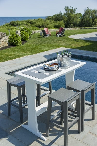 Seaside SYM 50″ Rectangular - Outdoor Pub Table