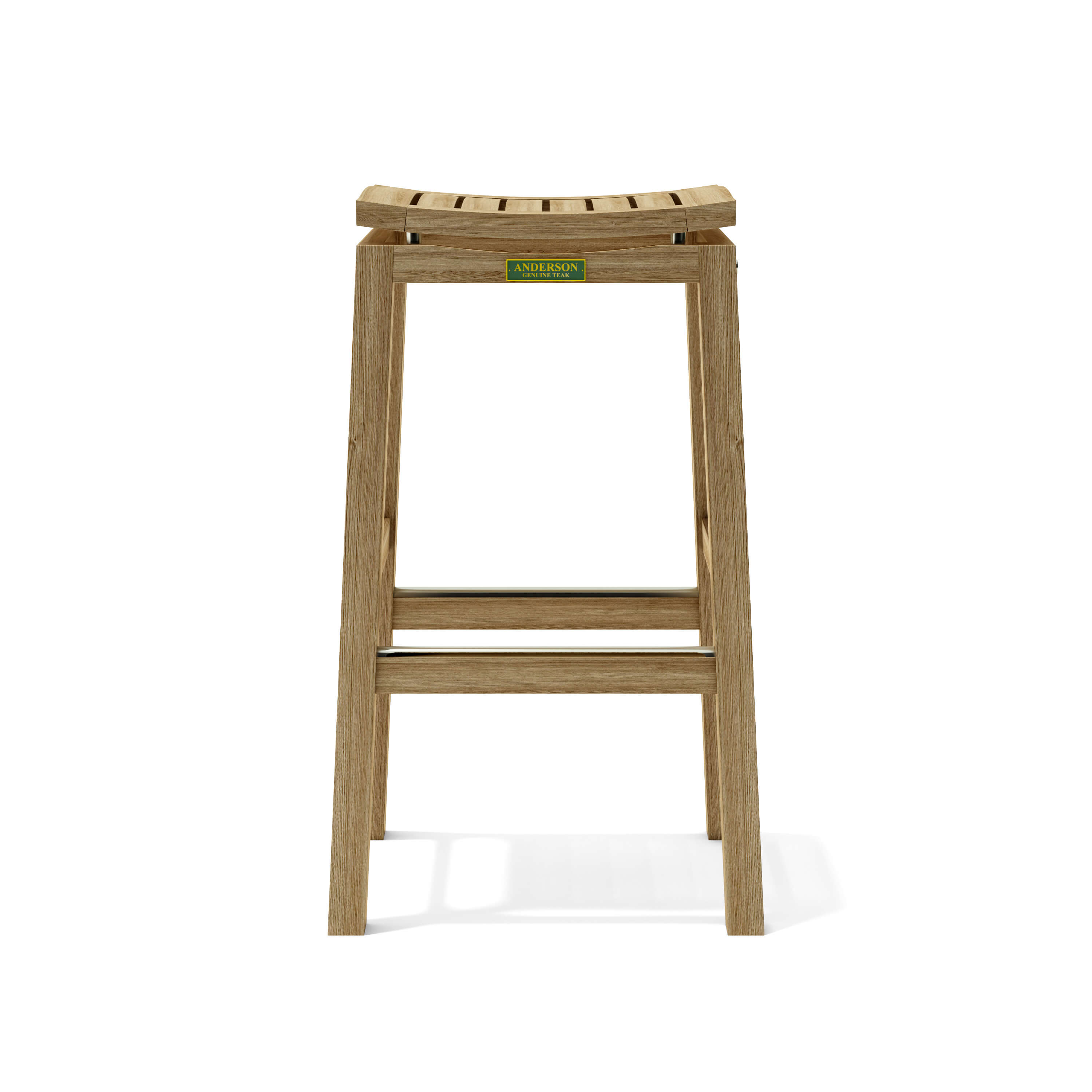 Anderson Teak Winston Backless Bar Chair – Teak Outdoor Bar Stool