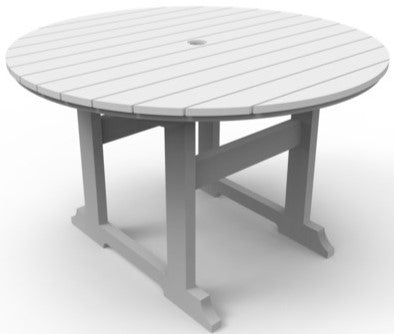 Seaside Salem 48″ Round EnviroWood Outdoor Dining Table