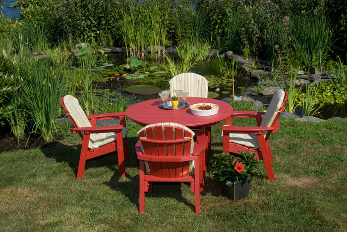 Seaside Salem 48″ Round EnviroWood Outdoor Dining Table
