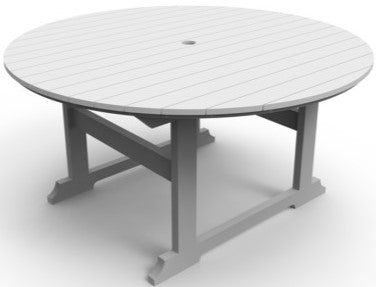 Seaside Salem 60″ Round EnviroWood Outdoor Dining Table