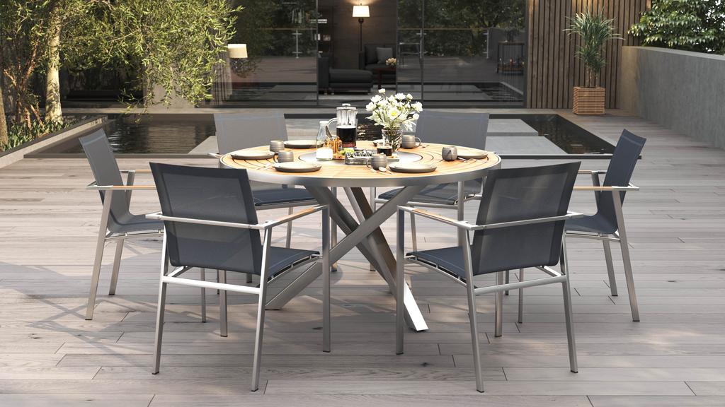 Signature Round Dining Table - Ambiance Image~~