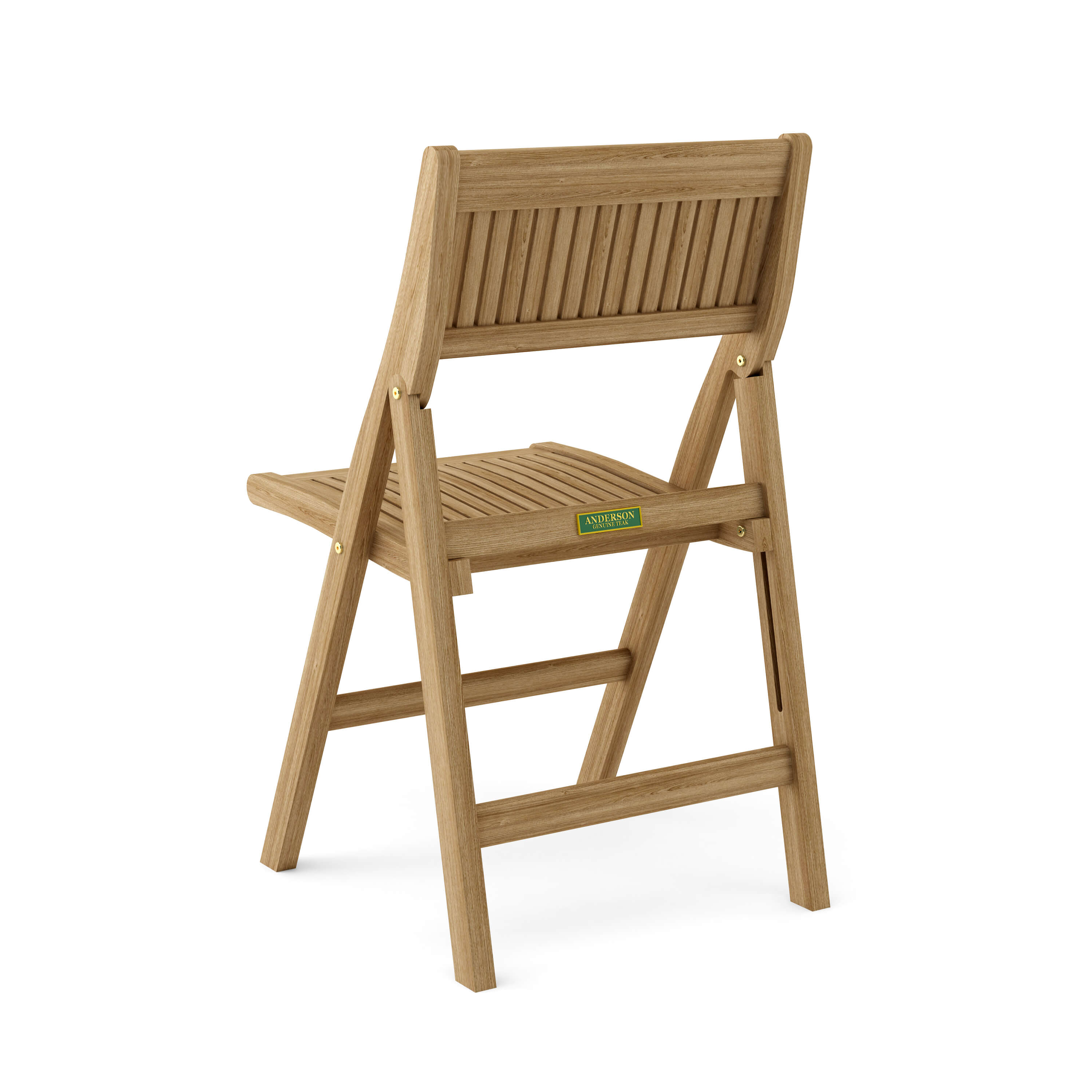 Anderson Teak Windsor Folding Chair (2-PC) – Solid Teak Outdoor Seating