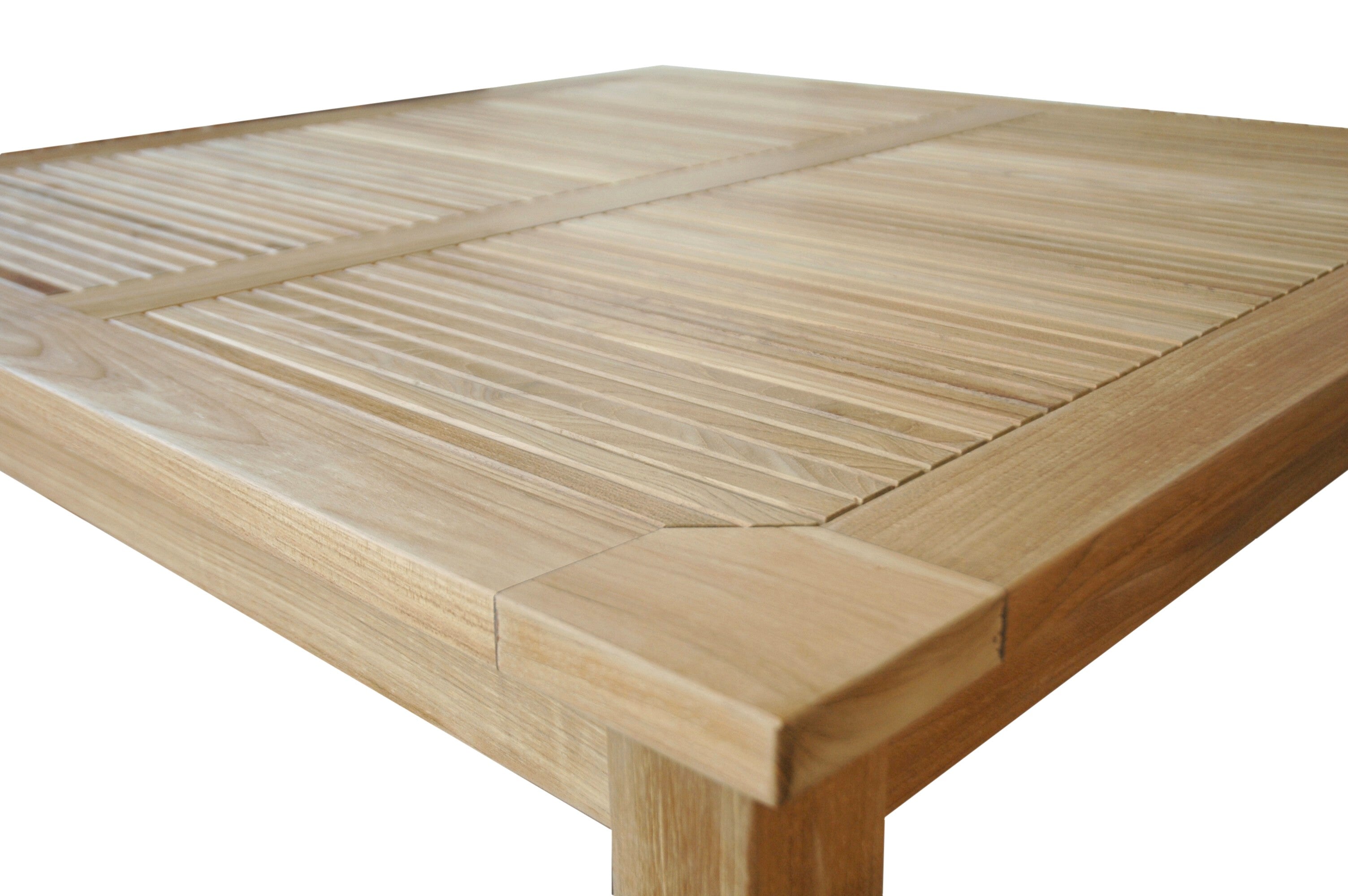Anderson Teak Windsor 47″ Square Dining Table – Solid Teak Outdoor Patio Table