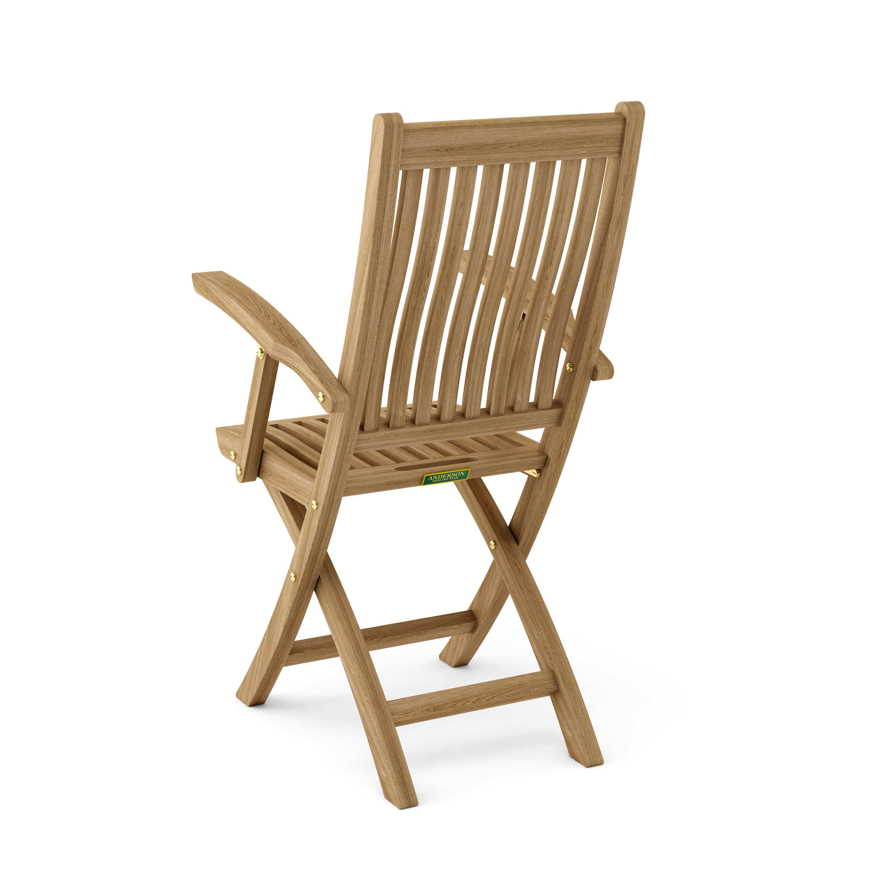 Anderson Teak Tropico Folding Armchair Set – Solid Teak Outdoor Seating