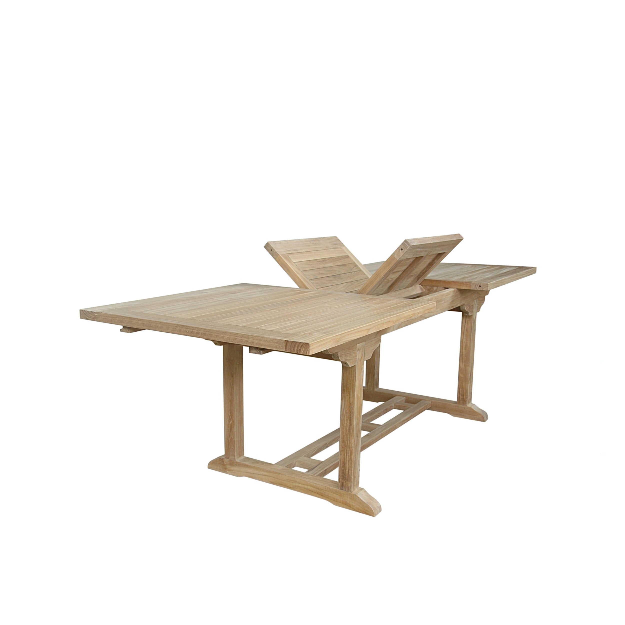 Anderson Teak Bahama 94″ Extension Dining Table – Teak Outdoor Patio Table