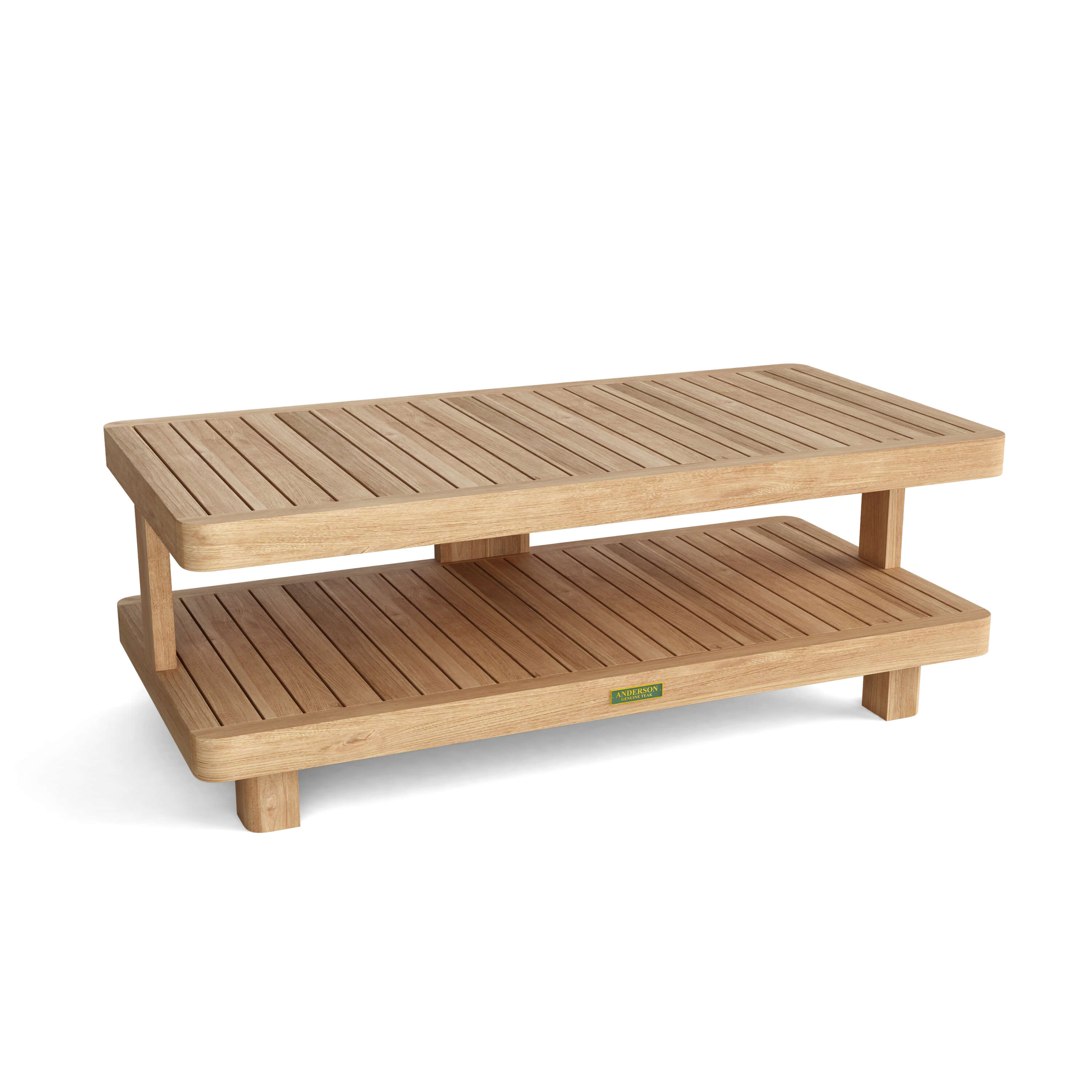 Anderson Teak Granada Rectangular Coffee Table – Solid Teak Outdoor Patio Table