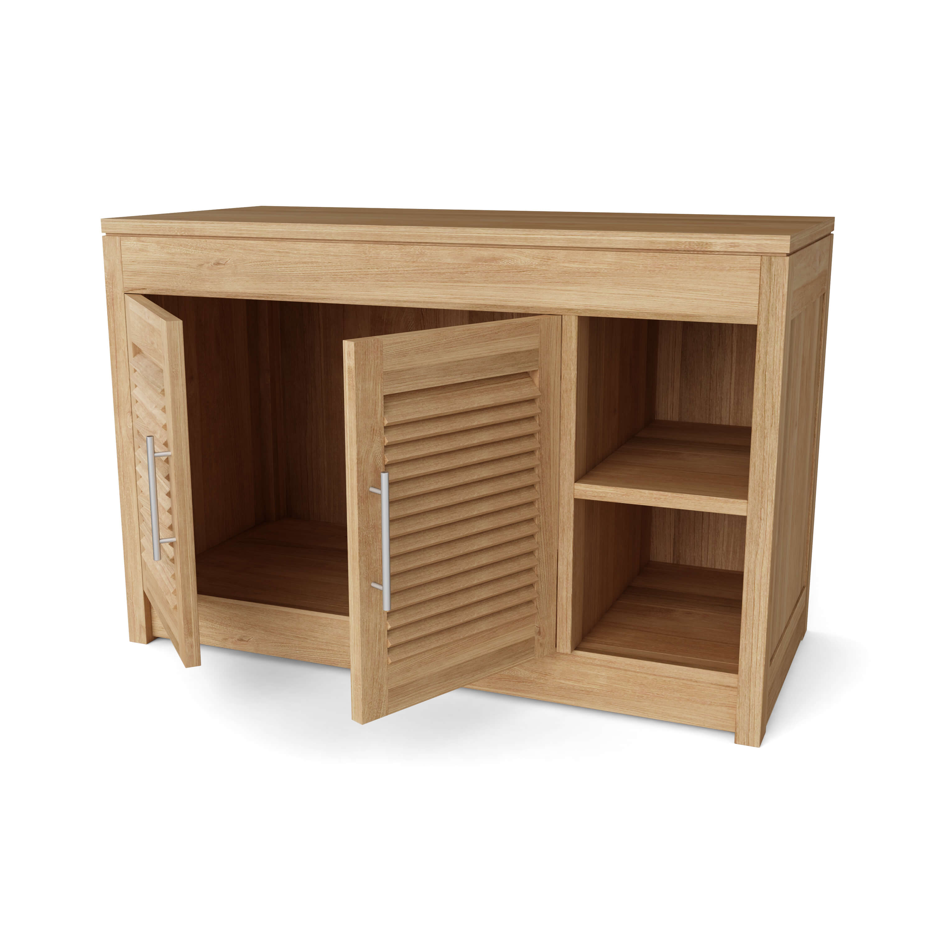 Anderson Teak Modesto Cabinet – Teak Outdoor Storage Cabinet