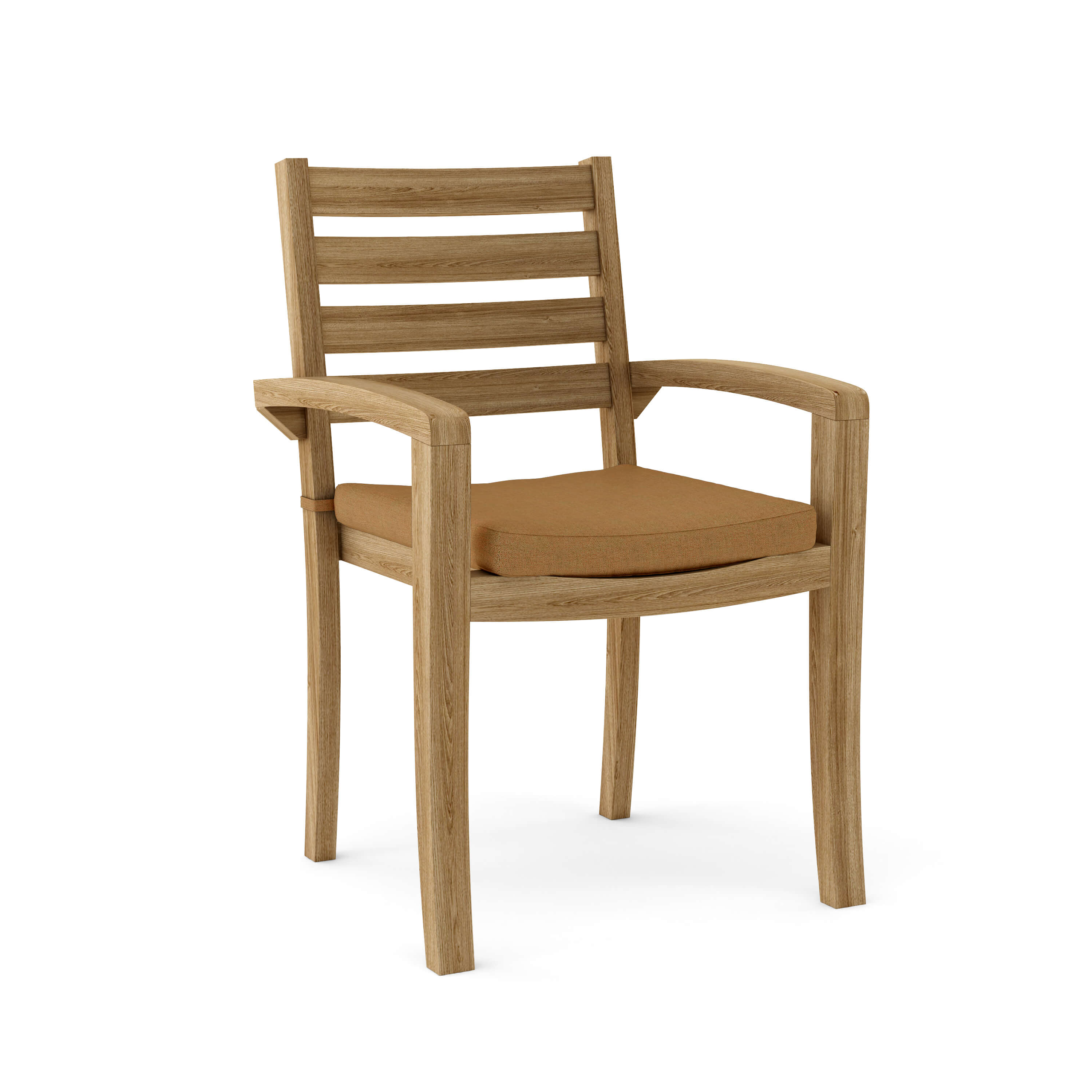 Anderson Teak Catalina Stacking Armchair (4-PCS) – Solid Teak Outdoor Seating