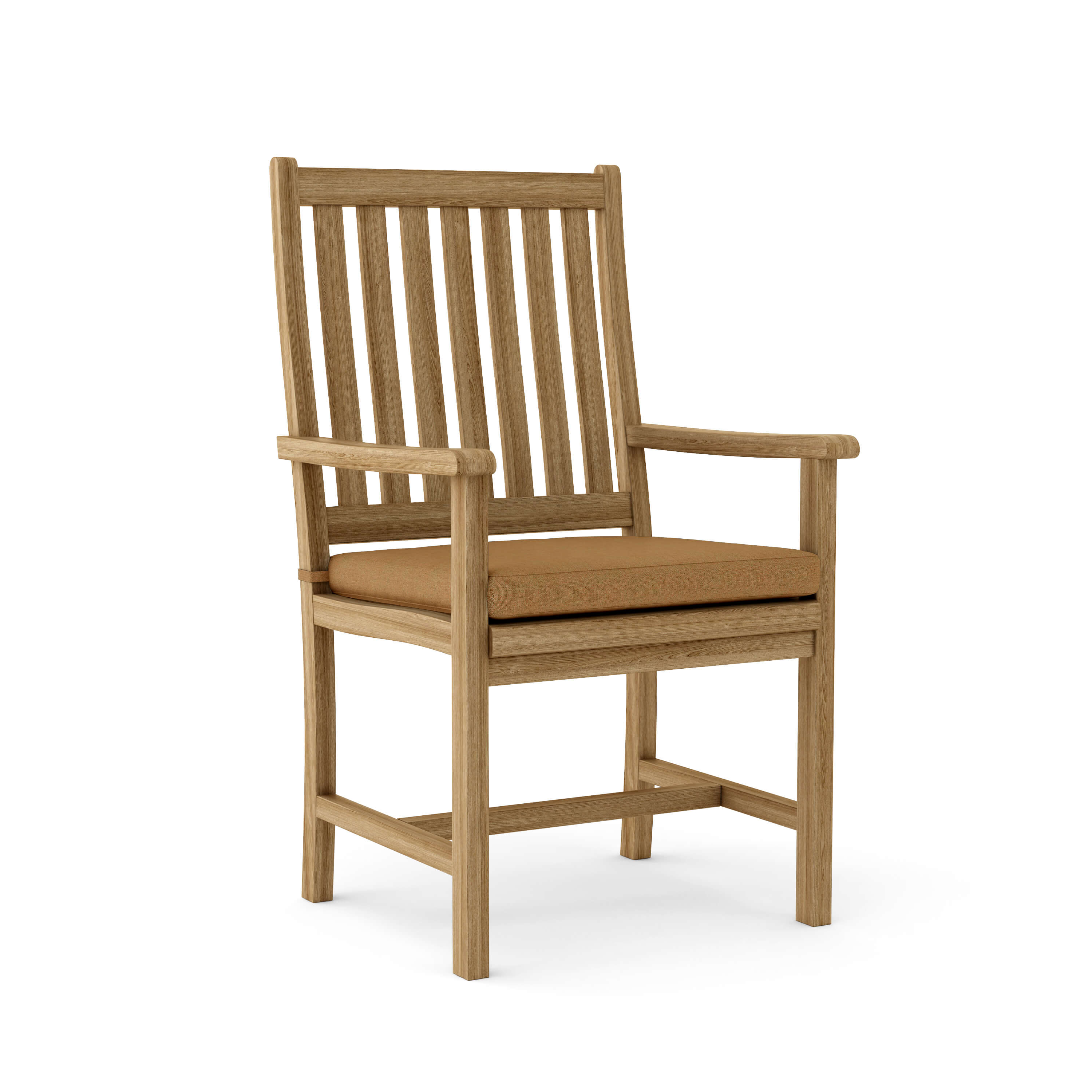 Anderson Teak Wilshire Dining Armchair – Solid Teak Outdoor Dining Seating