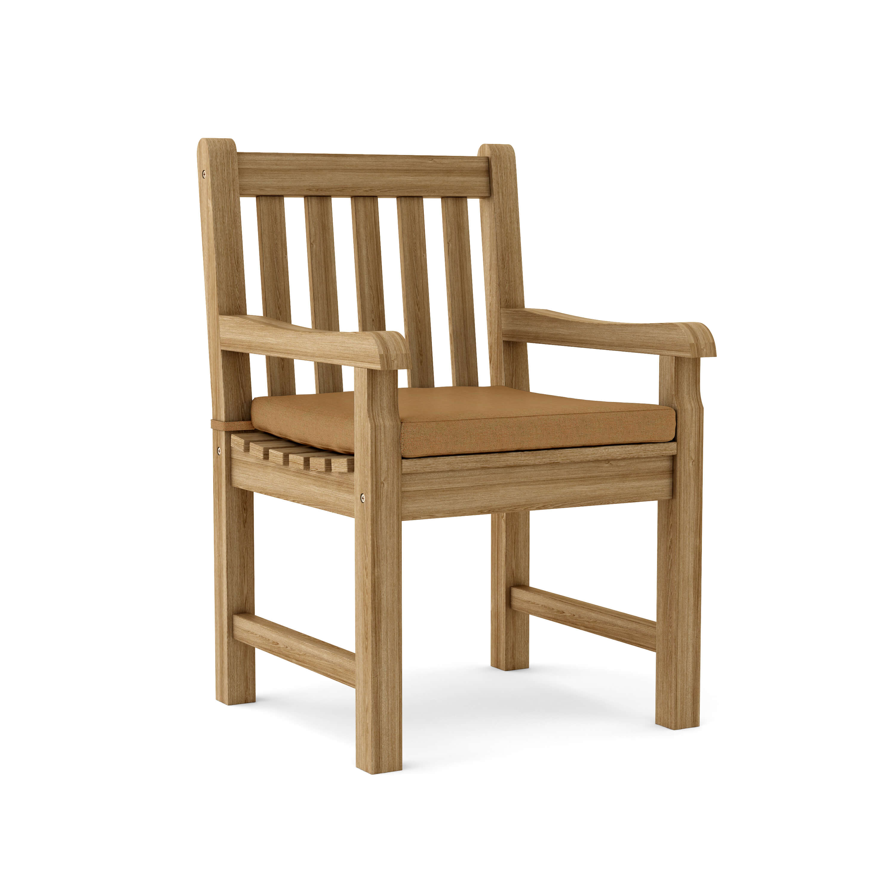 Anderson Teak Classic Dining Armchair – Solid Teak Outdoor Dining Seating