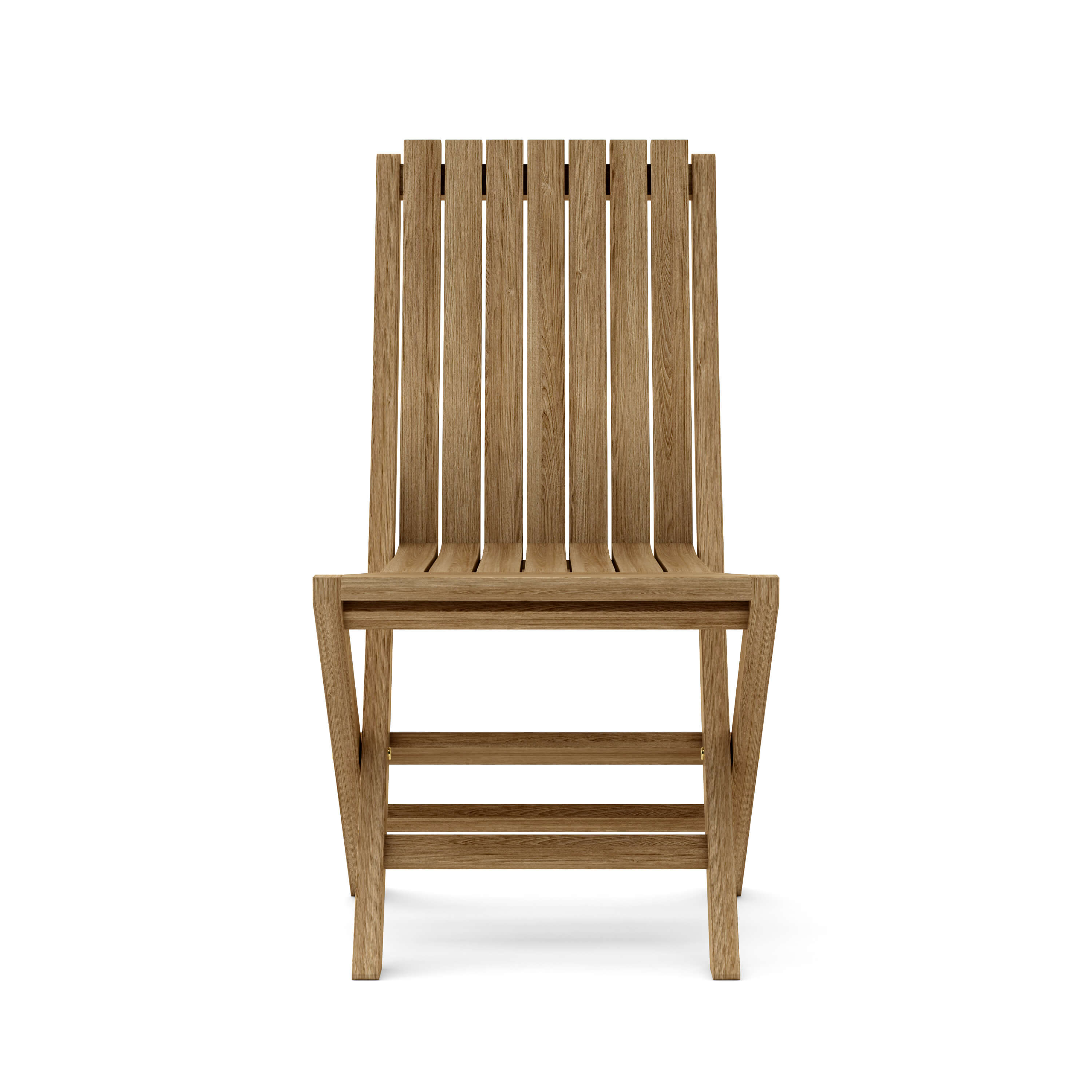 Anderson Teak Comfort Folding Chair (2-PC) – Ergonomic Teak Outdoor Seating