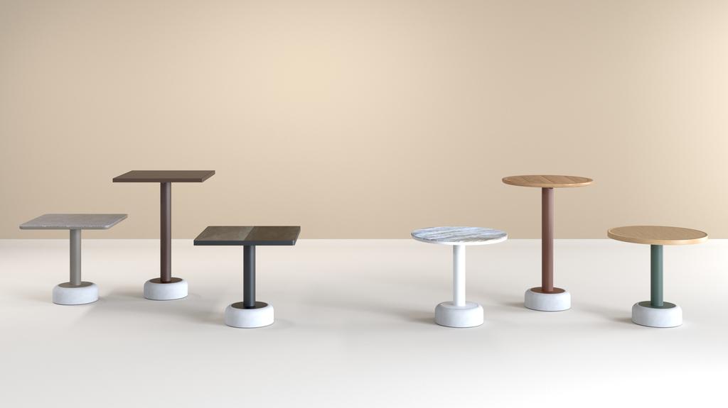 Tessin GFRC Bistro Table - Ambiance Image~~