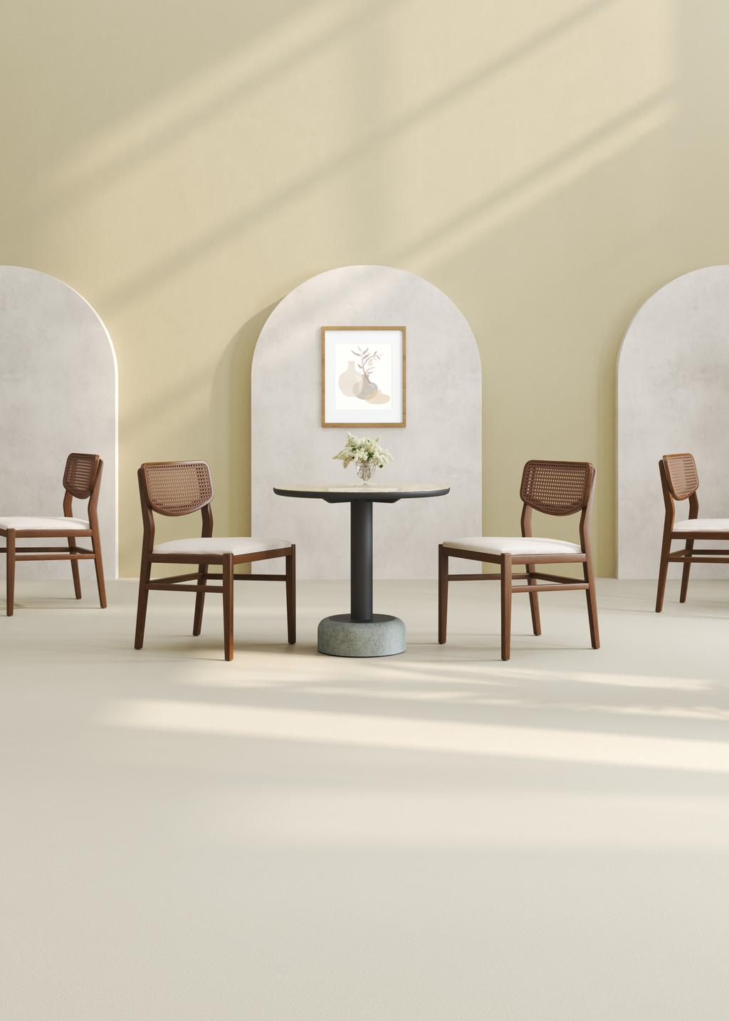 Tessin GFRC Bistro Table - Ambiance Image~~