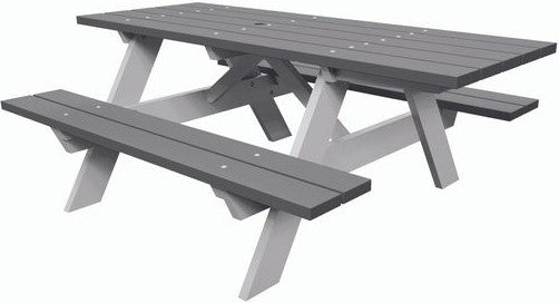 Seaside Traditional 79″ Rectangular - Outdoor ADA Picnic Table
