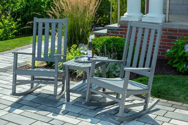 Seaside Traditional Porch - Outdoor Patio Rocking Chair