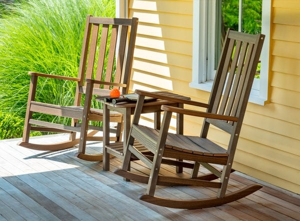 Seaside Traditional Porch - Outdoor Patio Rocking Chair
