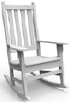 Seaside Traditional Porch - Outdoor Patio Rocking Chair