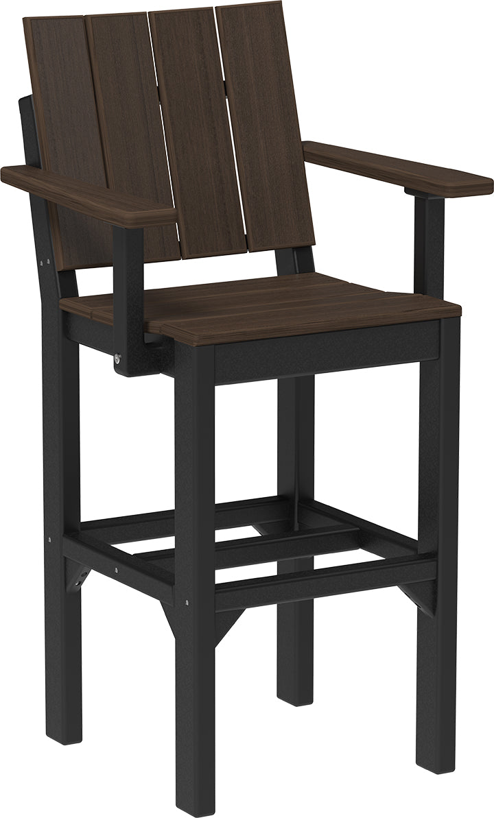 LuxCraft – Urban Arm Chair – Modern Outdoor Dining Chair with Armrests