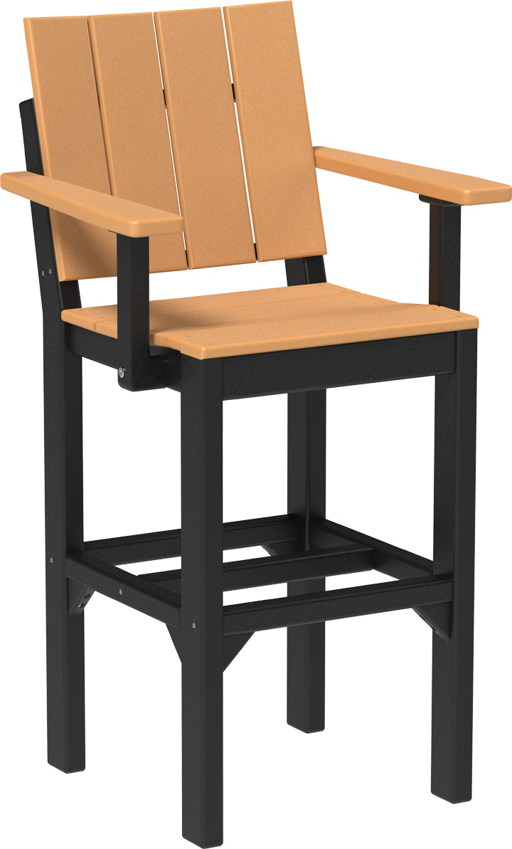 LuxCraft – Urban Arm Chair – Modern Outdoor Dining Chair with Armrests
