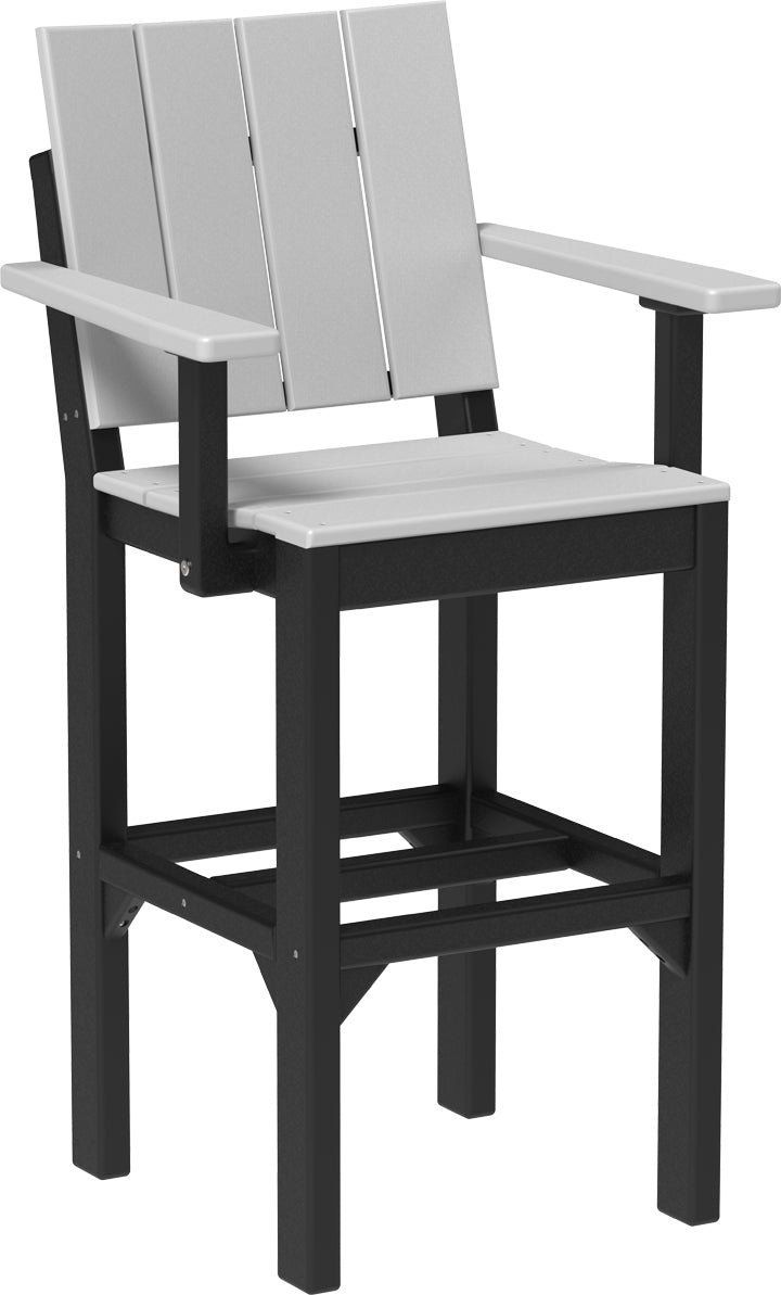 LuxCraft – Urban Arm Chair – Modern Outdoor Dining Chair with Armrests