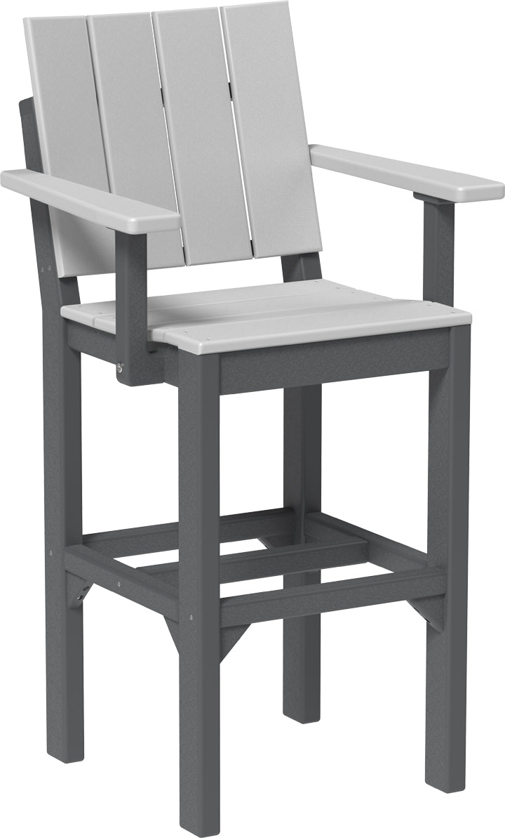 LuxCraft – Urban Arm Chair – Modern Outdoor Dining Chair with Armrests