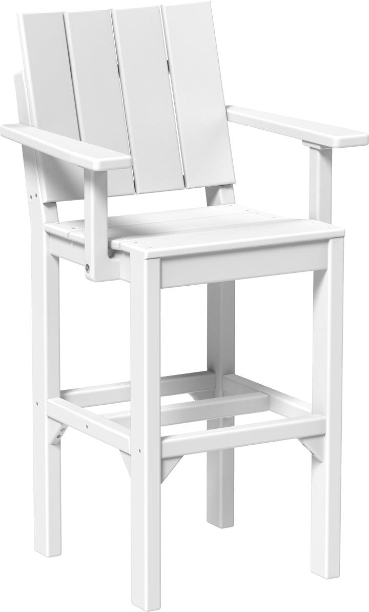 LuxCraft – Urban Arm Chair – Modern Outdoor Dining Chair with Armrests