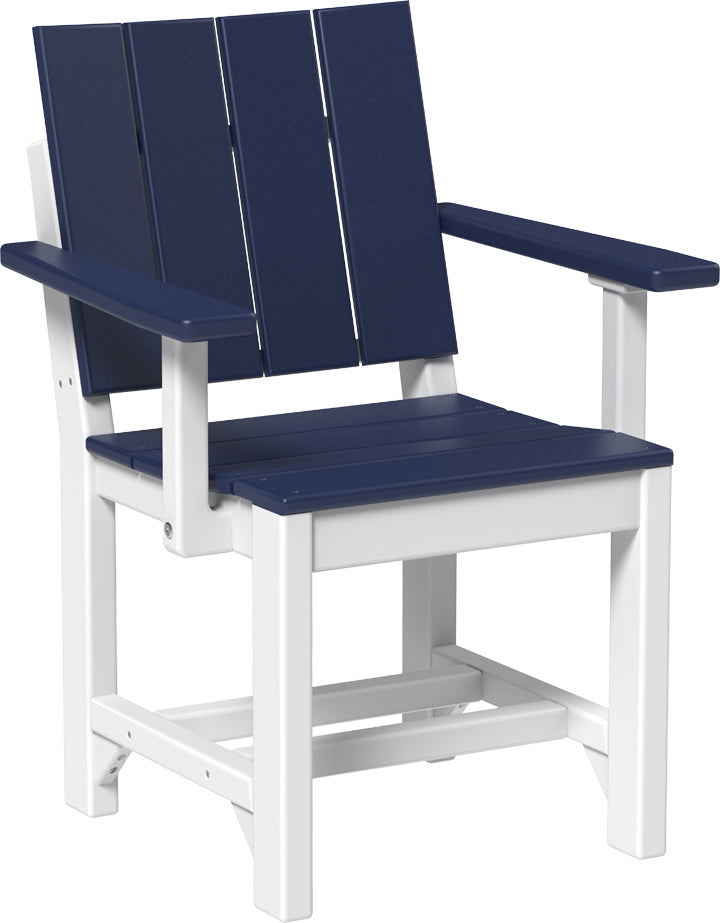 LuxCraft – Urban Arm Chair – Modern Outdoor Dining Chair with Armrests