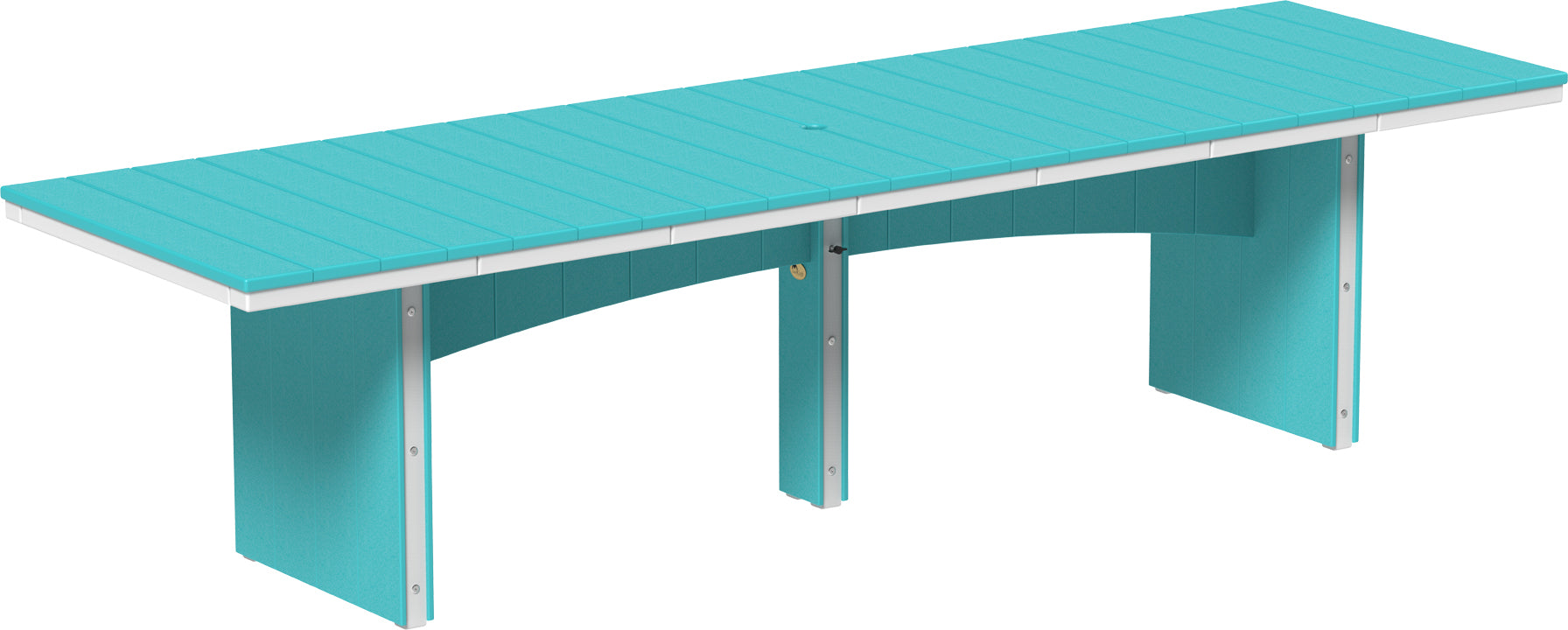 LuxCraft – Urban Dining Table 3’ x 10’ – Extra-Large Outdoor Bar Height Table