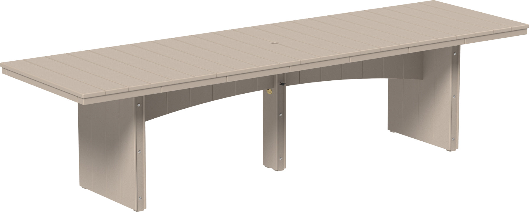 LuxCraft – Urban Dining Table 3’ x 10’ – Extra-Large Outdoor Bar Height Table