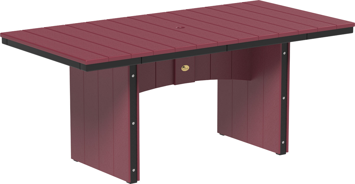LuxCraft – Urban Dining Table 3′ x 6′ – Modern Outdoor Patio Table