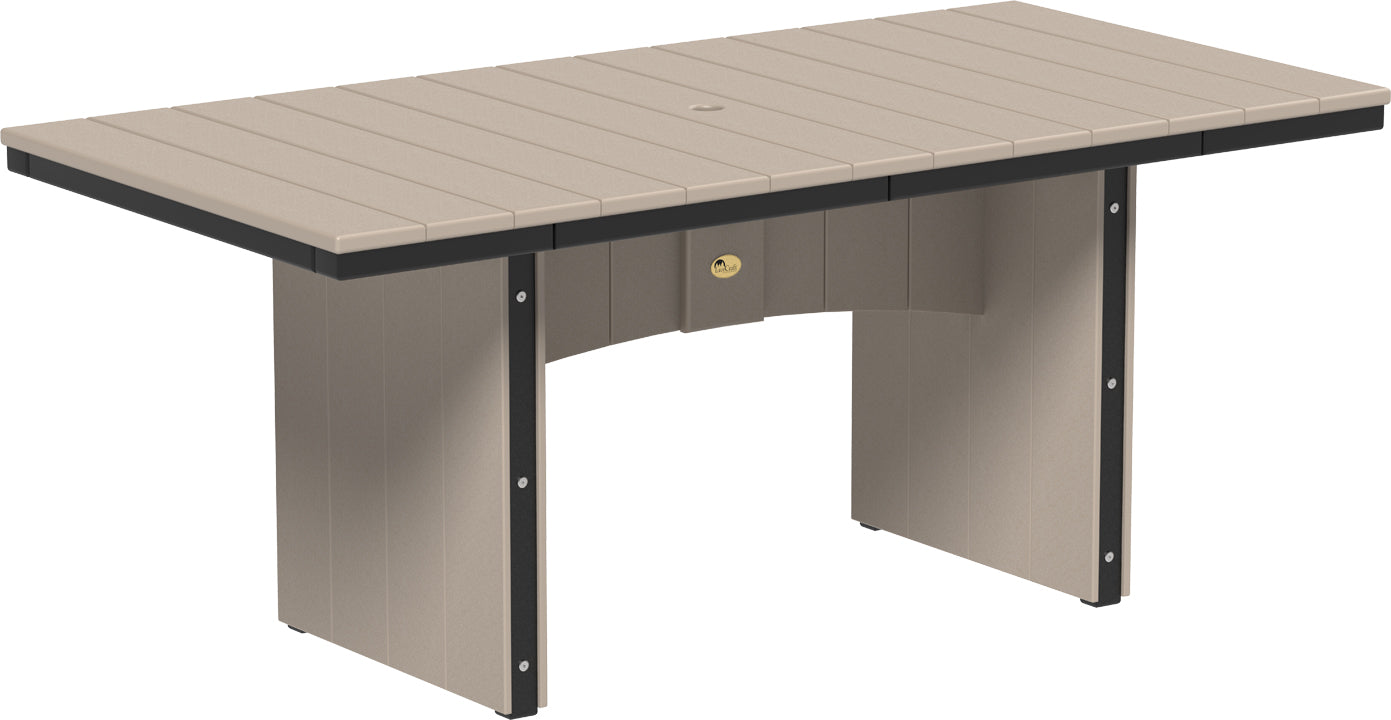 LuxCraft – Urban Dining Table 3′ x 6′ – Modern Outdoor Patio Table