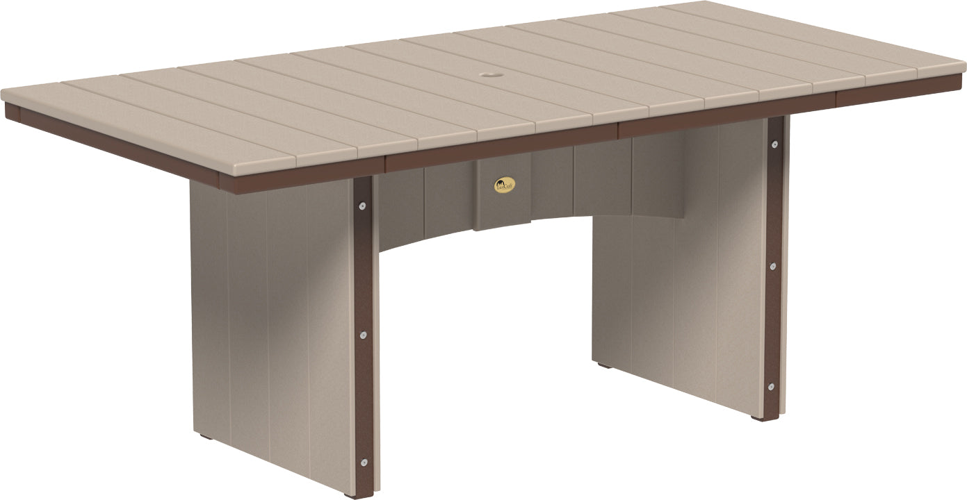 LuxCraft – Urban Dining Table 3′ x 6′ – Modern Outdoor Patio Table