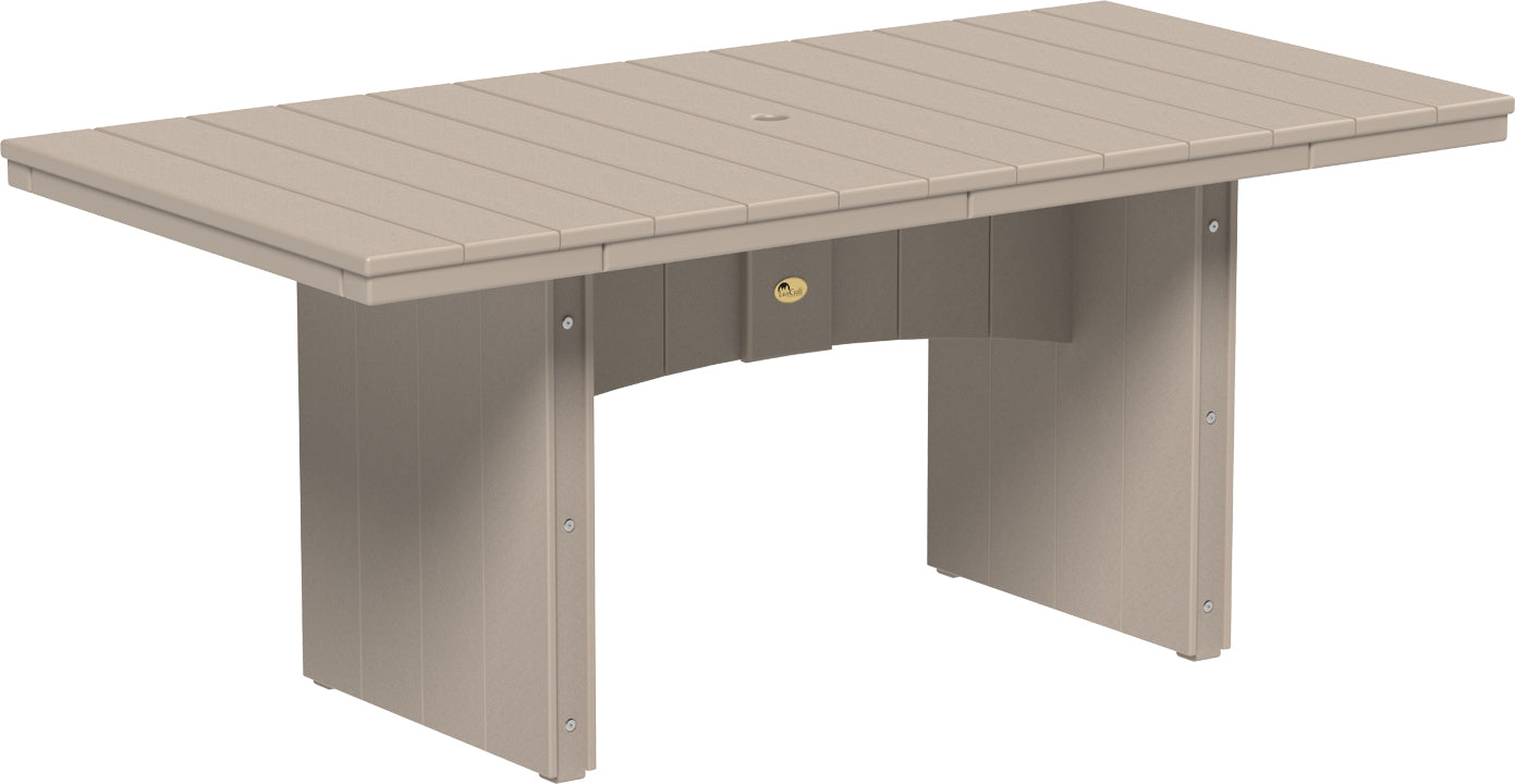 LuxCraft – Urban Dining Table 3′ x 6′ – Modern Outdoor Patio Table