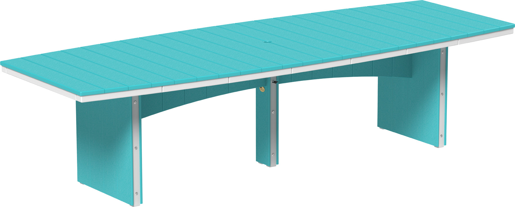 LuxCraft – Urban Dining Table 4′ x 10′ Oval – Large Outdoor Patio Table