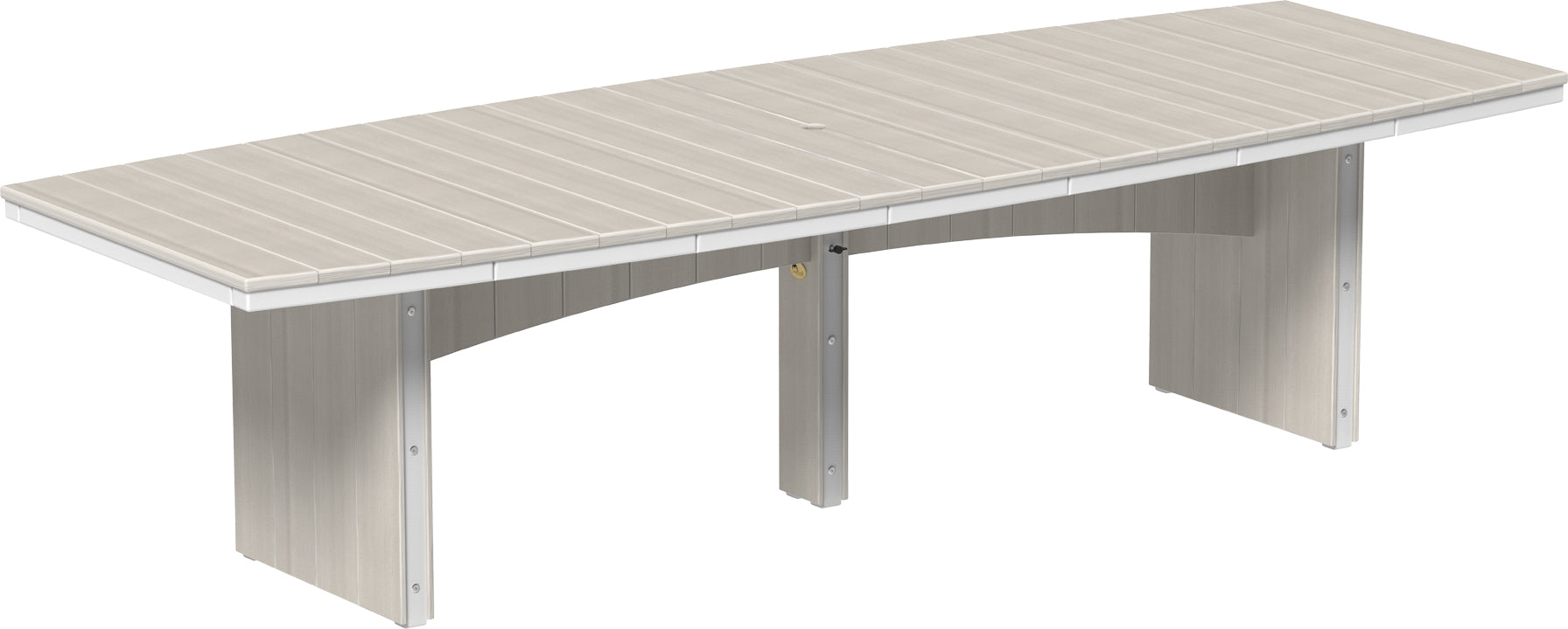 LuxCraft – Urban Dining Table 4′ x 10′ Oval – Large Outdoor Patio Table