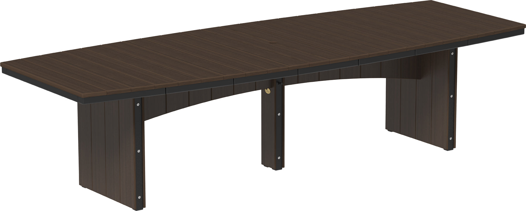 LuxCraft – Urban Dining Table 4′ x 10′ Oval – Large Outdoor Patio Table