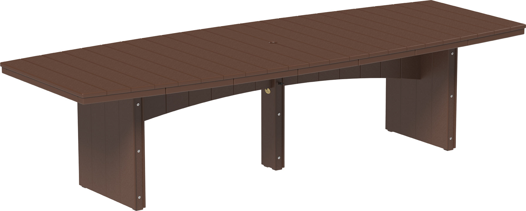 LuxCraft – Urban Dining Table 4′ x 10′ Oval – Large Outdoor Patio Table