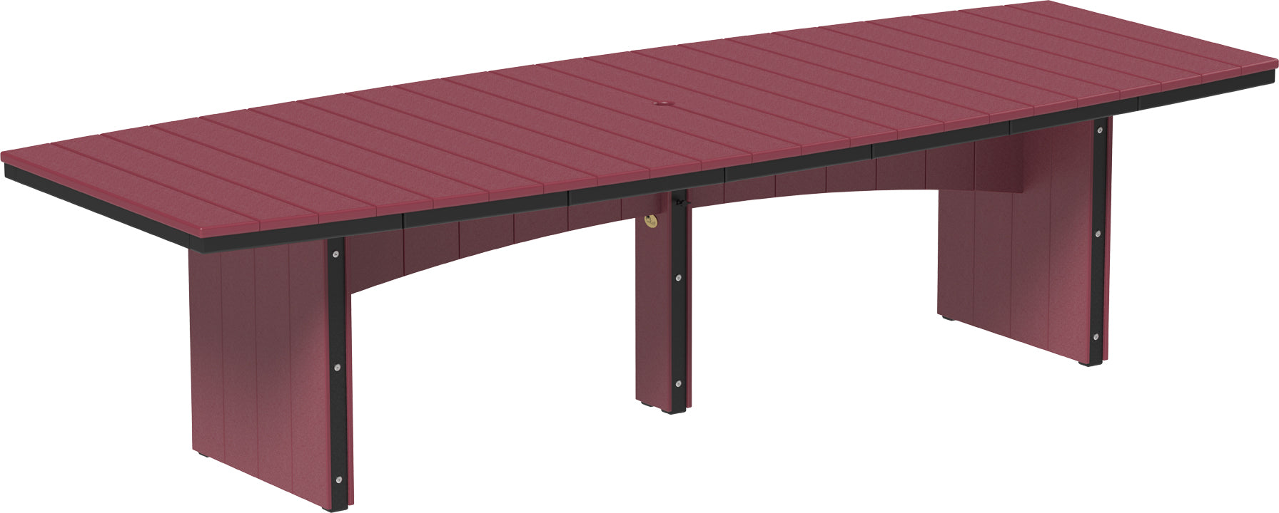 LuxCraft – Urban Dining Table 4′ x 10′ Oval – Large Outdoor Patio Table