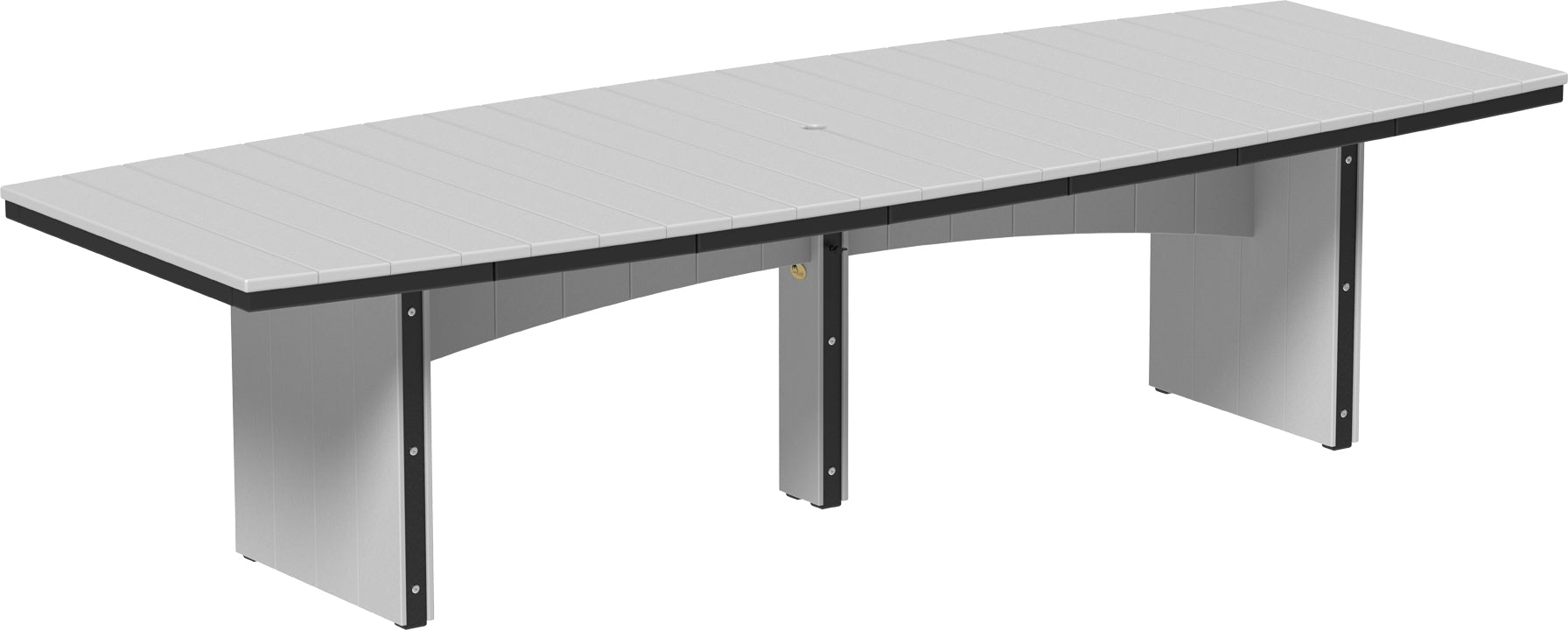 LuxCraft – Urban Dining Table 4′ x 10′ Oval – Large Outdoor Patio Table