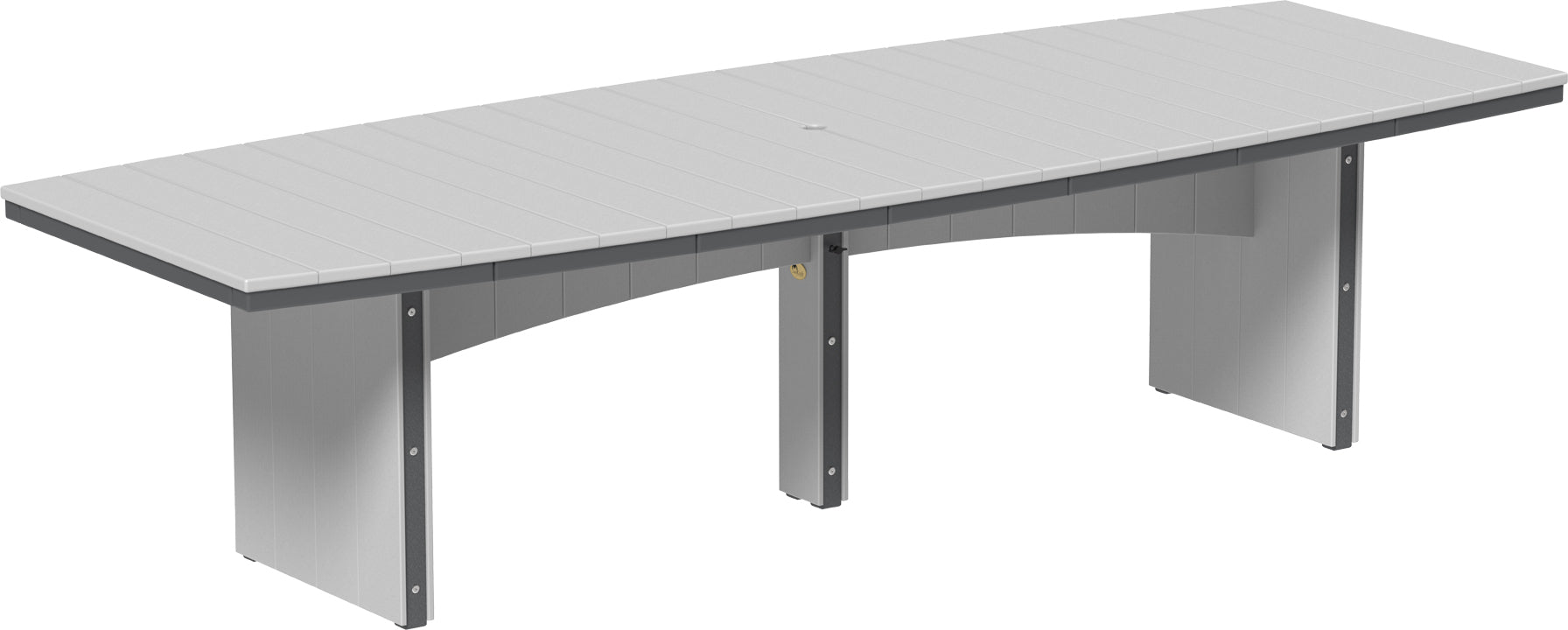 LuxCraft – Urban Dining Table 4′ x 10′ Oval – Large Outdoor Patio Table