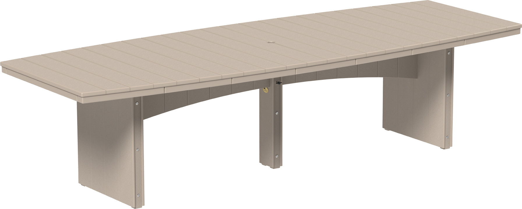 LuxCraft – Urban Dining Table 4′ x 10′ Oval – Large Outdoor Patio Table